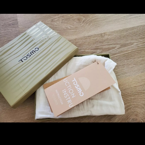 Tosmo 100% Linen Queen Pillowcases 2 - Picture 2 of 5